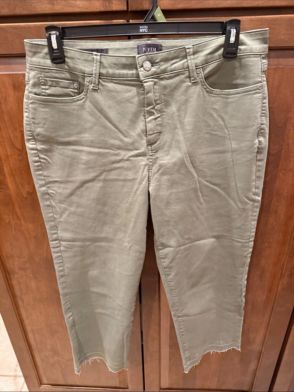 NYDJ Olive Green RelaxedJeans